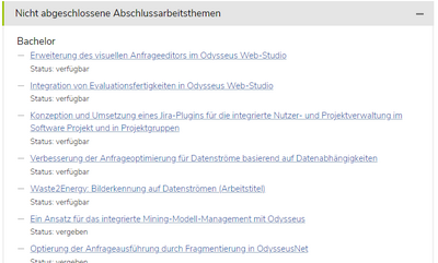 Video der Schulung zur Anzeige von Abschlussarbeitsthemen