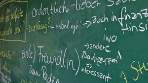Tutorenschulung Tafel web Tafel mit unleserlicher Schrift