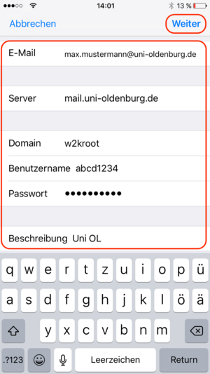 IPhone IOS 10 Exchange 7