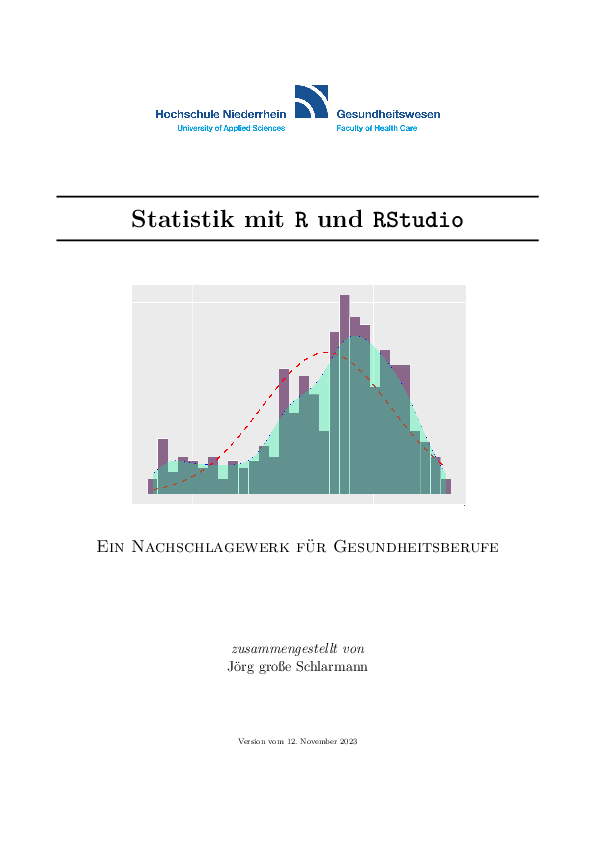 R Nachschlagebuch für Gesundheitsberufe