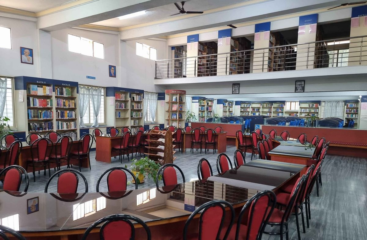 Bibliothek des Kristu Jayanti College