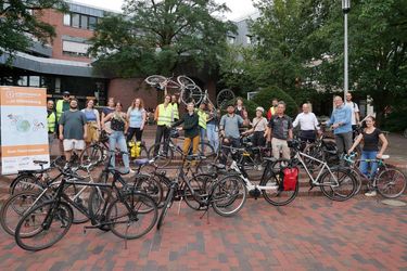 Gruppenbild der Uni-Radtour 2024