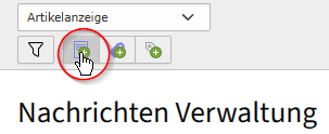 Button "Neuen Nachrichtendatensatz erstellen"